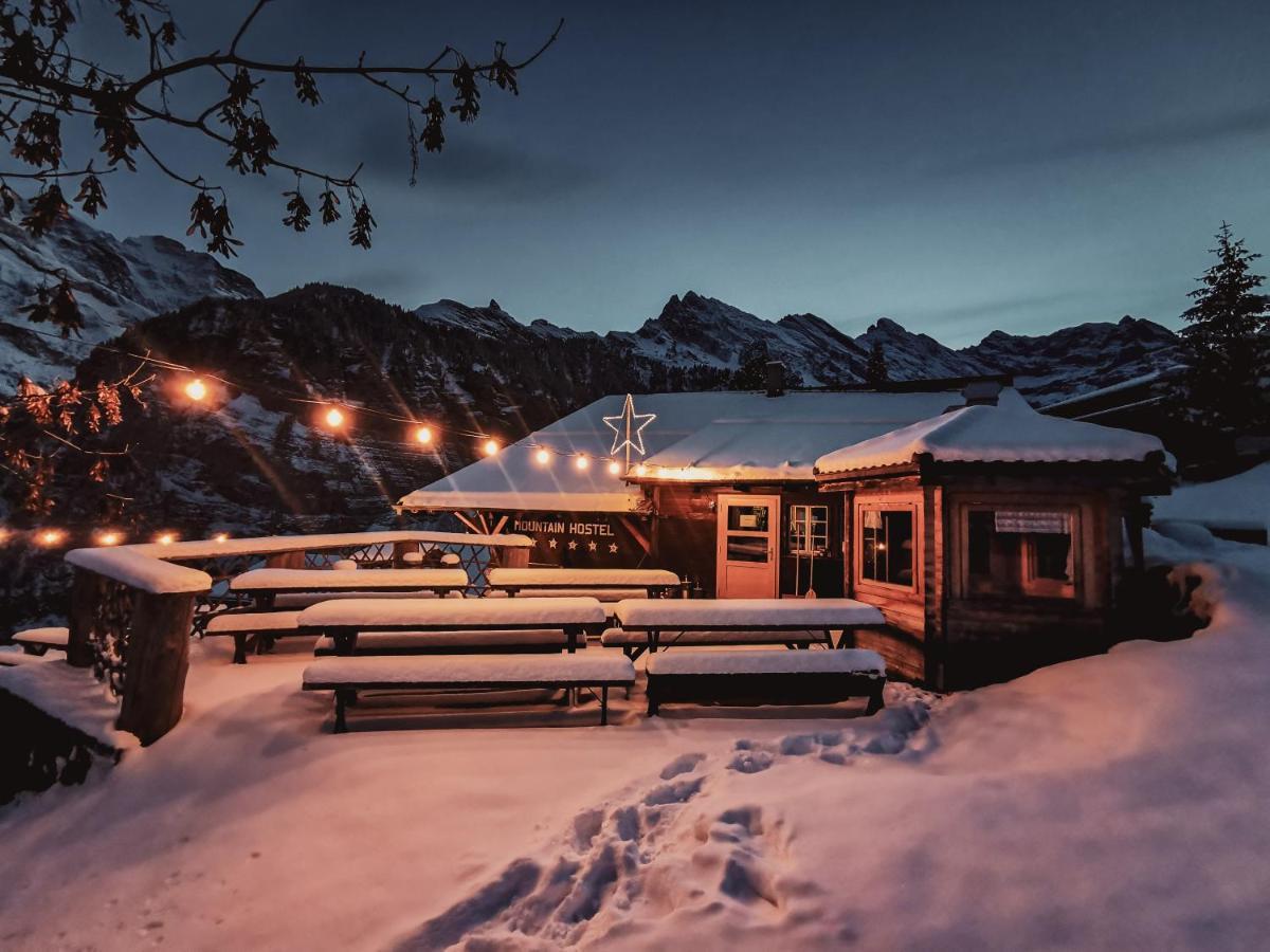 Mountain Hostel Gimmelwald Exterior foto